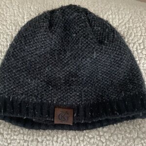 Calvin Klein Charcoal Knit Hat